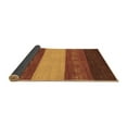 thumbnail image 2 of Ahgly Company Indoor Round Abstract Brown Modern Area Rugs, 3' Round, 2 of 4
