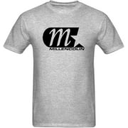 ISTN Diy Millencolin Men's 100% Cotton Short Sleeve T-Shirt Grey