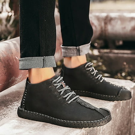

1 Pair Men Shoes Non-slip Sneakers Breathable Casual Warm for Winter Outdoor New