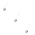 thumbnail image 3 of tamizeot Heart Shaped Stainless Steel Tea Infuser Spoon Strainer High Temperature Resistance Environmental for Protection Coating Steel Color 1pcs 3Set, 3 of 6