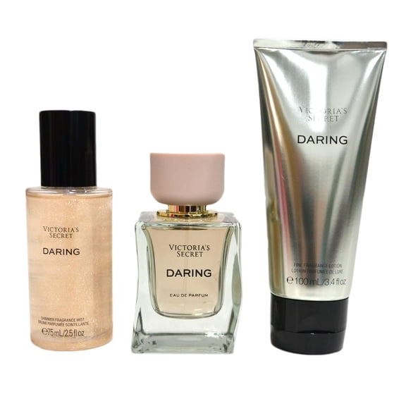 Victoria's Secret Daring 3 Piece Eau De Parfum Mist Lotion Gift Set
