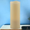 thumbnail image 2 of 8" Ivory Flameless Pillar Candle, 2 of 5