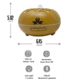 thumbnail image 5 of Essential Oil Diffuser, 500ml, Night Light & Music Player, Brown, 10 ml Spearmint essential oil, 5 of 7