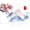 Japan Fuji Mountain Color Ink Painting, variant on Gaming Mouse Pad, Large Mouse Pad for Gamer, High Performance Large Mousepad with Non-Slip Rubber Base, Smooth Mousepad for Precise Gaming Control & Comfort - 35.4L x 15.7W Inches
