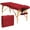 Red, variant on Costway 84''L Portable Massage Table Adjustable Facial Spa Bed Tattoo w/ Carry Case White