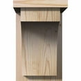 thumbnail image 2 of 7 1/2"W x 12"D x 12"H Huntington Smooth Corbel w/Backplate, Douglas Fir, 2 of 9