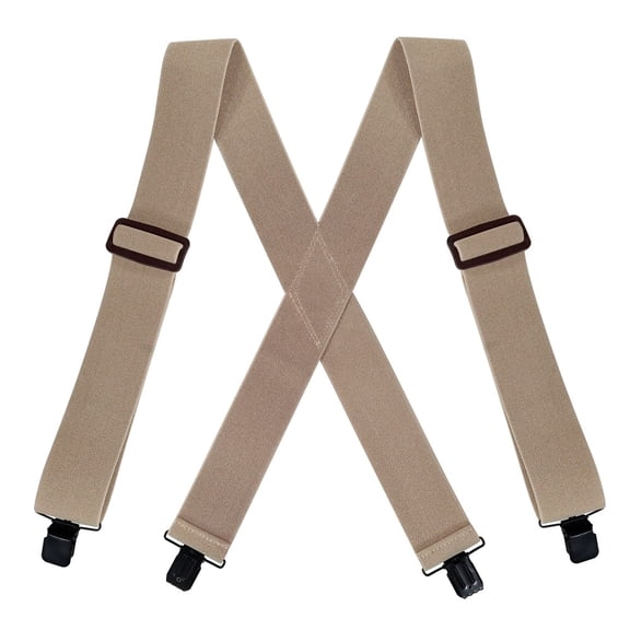 Ski Suspenders for Men & Women - Heavy Duty Support Adjustable Elastic Mens Suspenders w/Pant Clips that Won't Tear