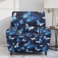 thumbnail image 2 of HELLHERO Washable 4 Pieces Recliner Cover for Pet, Polyester Spandex Full Elastic Band Recliner Chair Covers for Living Room, Blue Butterfly Sky, 2 of 8
