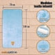 thumbnail image 3 of Toalla de baño para niños MELOCOTTON HOGAR Microfibra Azul Claro - Oso, 3 of 3