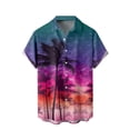 thumbnail image 5 of Camisas hawaianas con estampado 3D de rana para hombre, camisas holgadas de manga corta de gran tamaño, informales, para playa, con botones, ropa, 5 of 5