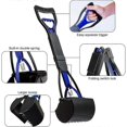 thumbnail image 3 of Pet Poop Scoop 60cm Foldable Poop Scooper with Long Handle for Outdoor Indoor, 3 of 5