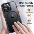 thumbnail image 4 of Strong  Case for iPhone 15 Pro [Compatibilty with MagSafe] Protective Shockproof Cover Phone Case for iPhone 15 Pro 6.1" Matte Black, 4 of 10