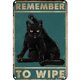 thumbnail image 1 of Placa Metal Vintage Gato Pintura Hierro Rectangular Arte La Pared 20x30cm, 1 of 10