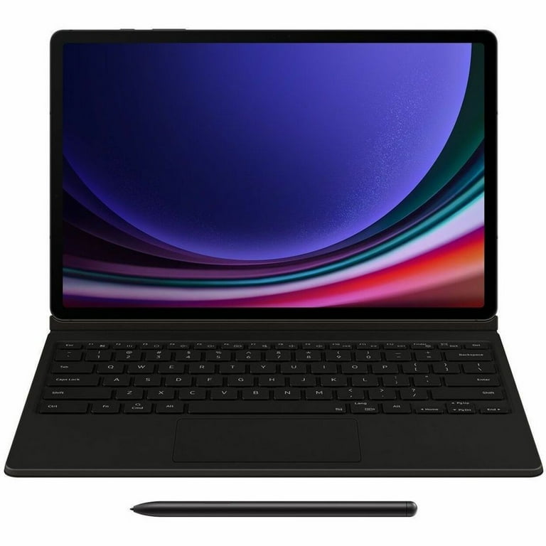 Samsung Galaxy Tab S9+ Book Cover Keyboard/Case - Black: Tablet