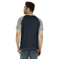 thumbnail image 4 of Inkmeso Short Raglan Sleeve Cotton Lightweight Solid T-Shirts Classic Henley T-Shirt For Mens, 4 of 7