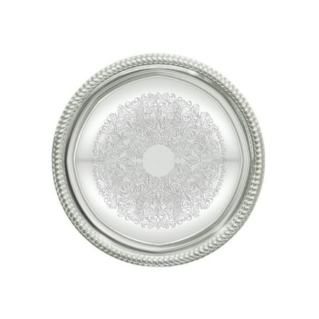 

Serving Tray Round 14 Chrome Plated