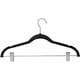 thumbnail image 3 of hangers with clips 10 pack velvet for clothes storage, 3 of 5