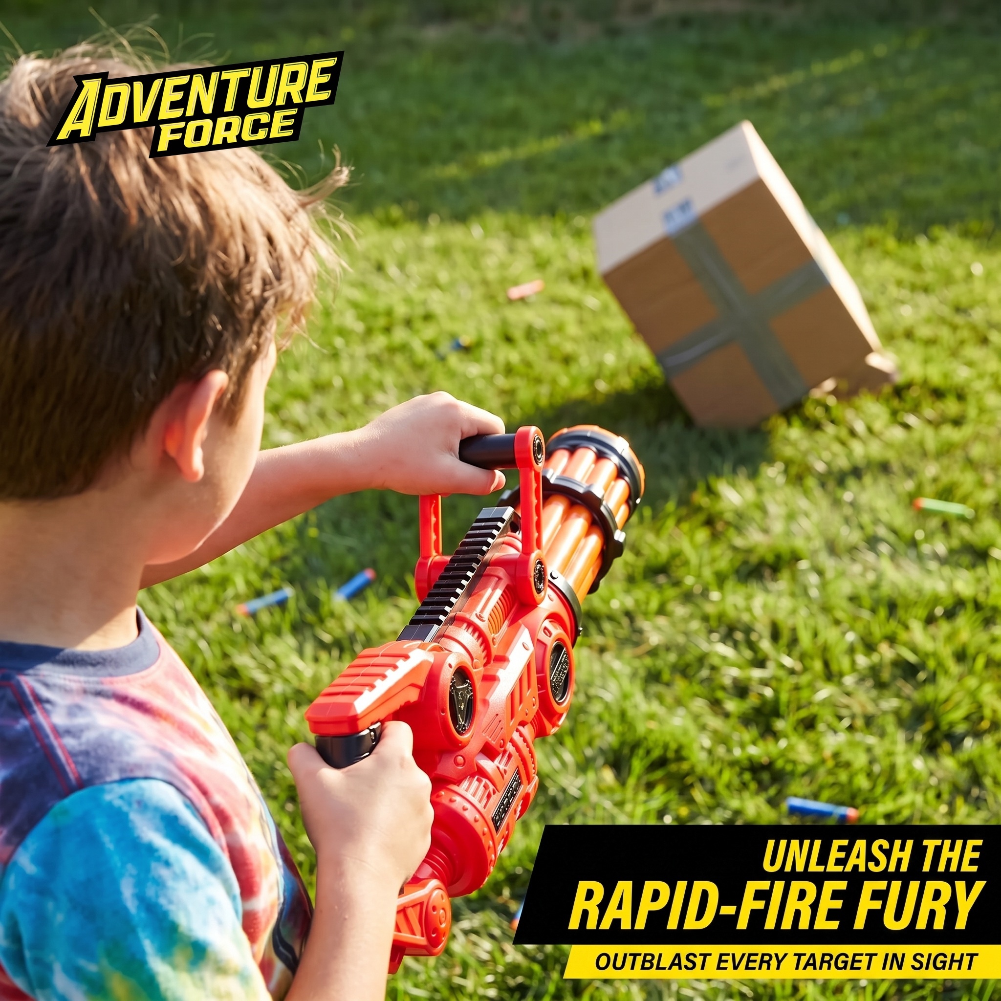 Adventure Force Lancer Pump-Action Gatling Foam Dart Blaster photo 3