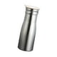thumbnail image 4 of Jarra de agua de acero inoxidable con tapa de PP, dispensador de bebidas, jarra de jugo, tetera de 100 ml para restaurantes, fiestas, oficinas, casas Tapa blanca, 4 of 8