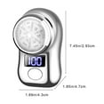 thumbnail image 3 of Mini Electric Shaver, USB Rechargeable Shaver, Portable Travel Shaving Razor with Power Display, Compact Lightweight Design, IPX7 Waterproof, Detachable Washable Blades, Unisex Grooming Tool, 3 of 9