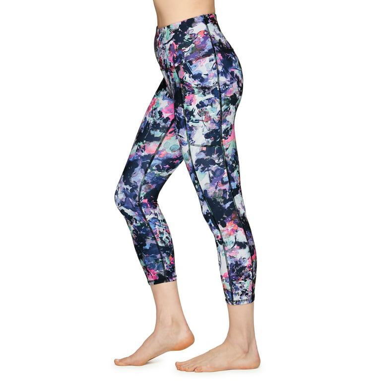 RBX Active Women's Buttery Soft Multi Floral Yoga Legging With Pockets 