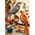 thumbnail image 2 of Birds in Paper - Quilled Birds Canvas Wall Art, 2 of 2