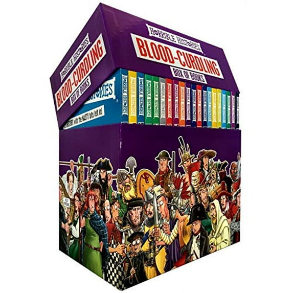 Horrible Histories Blood-Curdling Box of Books (20 Book Box Set)