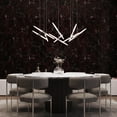thumbnail image 5 of Sonneman 2894 Ballet 9 Light 21" Wide Led Abstract Multi Light Pendant - Black, 5 of 6