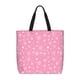 thumbnail image 1 of Fotbe Snowflake pink backgrounds Bolsa Tote con Estampado para Mujer, Bolsos con Cremallera, Bolsa de Hombro Casual de Gran Capacidad con Bolsillos Internos, 1 of 7