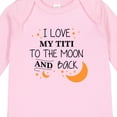 thumbnail image 4 of Inktastic I Love My Titi to the Moon and Back Boys or Girls Long Sleeve Baby Bodysuit, 4 of 5