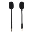 thumbnail image 2 of Micro de Remplacement, Perche de Microphone de Jeu Détachable 3,5 mm, Micro à Réduction de Bruit Compatible avec Casque Barracuda X, Prise Plaquée Or, 2 Pcs, 2 of 7