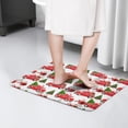 thumbnail image 4 of Red Christmas Car Pattern Flannel Non Slip Door Rugs,Washable Door Mats Indoor,Decorative Door Mats,Dirt-Resistant and Absorbent Doormat for Entrance,Bedroom,Kitchen,Bathroom,23.5x16in(60x40cm), 4 of 5
