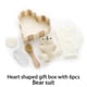 thumbnail image 3 of Toystoory Juego de baño de 6 uds., flor de baño de en forma de corazón, bola de esponja de piedra pómez, herramientas de hidratantes, Juegos de accesorios de baño traje de oso Toystoory HA074800-01, 3 of 6