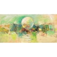 thumbnail image 3 of Lucas 18x11 Black Modern Framed Museum Art Print Titled - Luna smeraldo, 3 of 5
