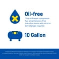 thumbnail image 6 of Goodyear 10 Gallon 175 PSI Super Quiet Oil Free Electric Air Compressor, 6 of 12