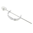 thumbnail image 2 of Pinzas para el pelo de aleación aro decorativo redondo geométrico Yuyangstore Pequeña plata, 2 of 7