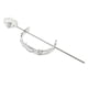 thumbnail image 2 of Pinza para hacer moños Hugo Perla Hair Stick Boho Plata, 2 of 7
