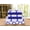 Duke Blue, variant on Celine Linen Holiday Gift Quatrefoil Pattern 1500 Series Percale Wrinkle and Fade Resistant (6-Piece) Bedding Set, Queen, Duke Blue