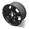 thumbnail image 2 of For 2021-2024 Jeep Gladiator 17 Inch Painted Black Alloy - Genuine OEM Rim - Road Ready Truck Wheel, 2 of 8