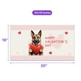 thumbnail image 5 of Happy Valentine's Day Belgian Malinois Brings Love Heart Doormat Sheepdog Dog Lover Gifts Indoor Outdoor Welcome Mat - 02028, 5 of 5