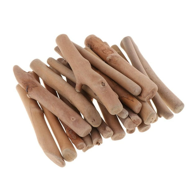 250 g/bolsa de palitos de madera flotante pequeños para manualidades, ideales para decorar la costa de Northumberland. 12cm - 250g