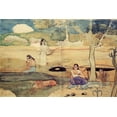 thumbnail image 2 of Gauguin, Paul 14x11 White Modern Wood Framed Museum Art Print Titled - Tahitian Scene, 2 of 4