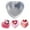 C, variant on Leodye Heart Shaped Cake Pans Nonstick Baking Pan with Removable Bottom Cake Dessert Baking Mould Supplies