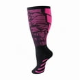 thumbnail image 3 of 5 Pairs Plus Size Compression Socks for Men & Women Knee-High High Elasticity Leg Support for Running, Outdoor Sports, Nursing Recovery (2XL-4XL), 3 of 6