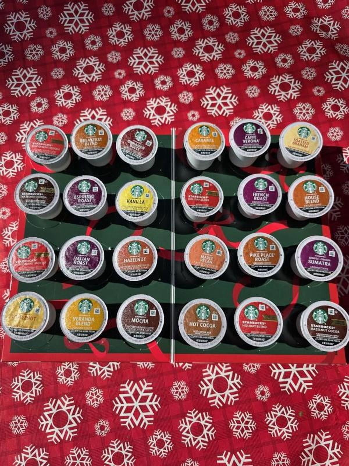 Starbucks Advent Calendar Keurig Exclusive Holiday 24 K Cups Pods