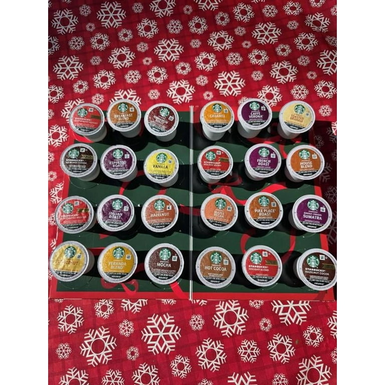 Starbucks Advent Calendar Keurig Exclusive Holiday 24 K Cups Pods