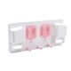 thumbnail image 1 of Soporte para cepillo de dientes de baño montado en la pared, tazas colgantes para ahorrar espacio, cepillo de dientes, 1 of 4