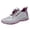 Grey, variant on NOKIO Hiking Sneakers for Women Lightweight Outdoor Walking Shoes with Elastic 𝖫a𝖼e Up, Comfortable Casual Running Shoes Mesh Breathable Sports Shoes for Back to College