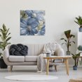 thumbnail image 3 of Stupell Industries Shabby Chic Walk In Beauty Blue Flowers Canvas Art, 30 x 30, by Lanie Loreth, 3 of 8