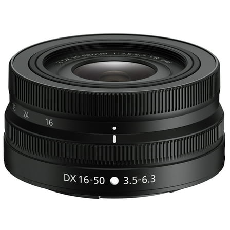 Nikon Nikkor Z DX 16-50mm f/3.5-6.3 VR Autofocus APS-C Lens for Z-Mount, Black {46}